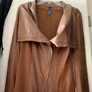 Jessica Simpson pleather blouse